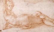 Pontormo, Jacopo Hermaphrodite Figure oil painting artist